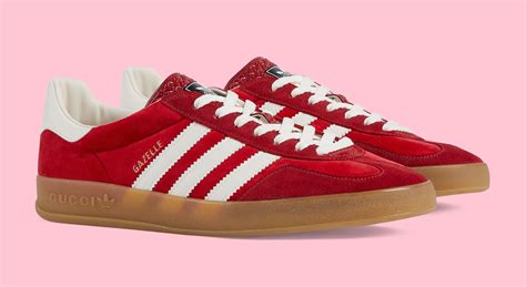 adidas gucci gazelle red|adidas gucci 2024.